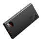 Зовнішній акумулятор Baseus Adaman Metal Digital Display QC 22.5W 10000mAh Чорний PPAD000001