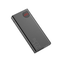 Зовнішній акумулятор Baseus Adaman Metal Digital Display QC 22.5W 20000mAh Чорний PPAD000101 Зовнішній акумулятор Baseus Adaman Metal Digital Display QC 22.5W 20000mAh Чорний PPAD000101
