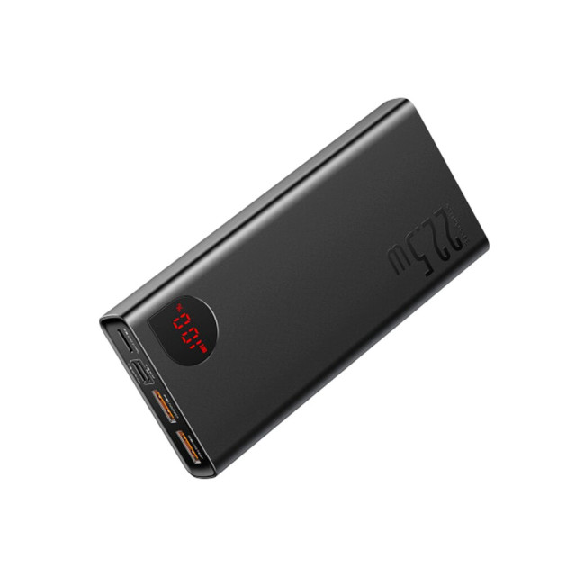 Зовнішній акумулятор Baseus Adaman Metal Digital Display QC 22.5W 20000mAh Чорний PPAD000101
