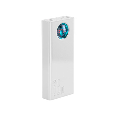Внешний аккумулятор Baseus Amblight Digital Display 65W 30000mAh Белый (PPLG000102) Внешний аккумулятор Baseus Amblight Digital Display 65W 30000mAh Белый (PPLG000102)