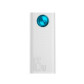 Зовнішній акумулятор Baseus Amblight Digital Display 65W 30000mAh Белый (PPLG000102)