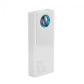 Зовнішній акумулятор Baseus Amblight Digital Display Quick Charge 65W 30000mAh Білий (PPLG-A02) Зовнішній акумулятор Baseus Amblight Digital Display Quick Charge 65W 30000mAh Білий (PPLG-A02)