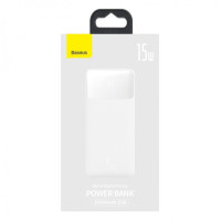 Зовнішній акумулятор Baseus Bipow Digital 15W 10000mAh Білий (PPDML-I02) Зовнішній акумулятор Baseus Bipow Digital 15W 10000mAh Білий (PPDML-I02)