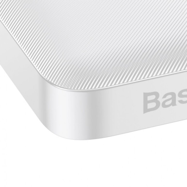 Зовнішній акумулятор Baseus Bipow Digital 15W 10000mAh Білий (PPDML-I02)