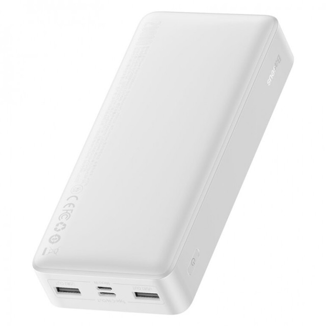 Внешний Aккумулятор Baseus Bipow Digital 15W 20000mAh Белый (PPDML-J02)