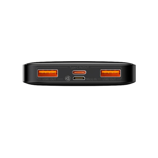 Зовнішній акумулятор Baseus Bipow Digital Display QC 20W 10000mAh Чорний PPDML-L01