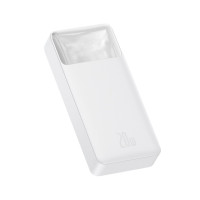 Зовнішній акумулятор Baseus Bipow Digital Display QC 20W 20000mAh Білий PPDML-M02 Зовнішній акумулятор Baseus Bipow Digital Display QC 20W 20000mAh Білий PPDML-M02