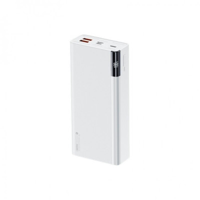Внешний аккумулятор Remax Riji 22.5W QC+PD 30000mAh Белый (RPP-257) Внешний аккумулятор Remax Riji 22.5W QC+PD 30000mAh Белый (RPP-257)