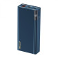 Зовнішній акумулятор Remax Riji 22.5W QC+PD 30000mAh Синий (RPP-257) Зовнішній акумулятор Remax Riji 22.5W QC+PD 30000mAh Синий (RPP-257)