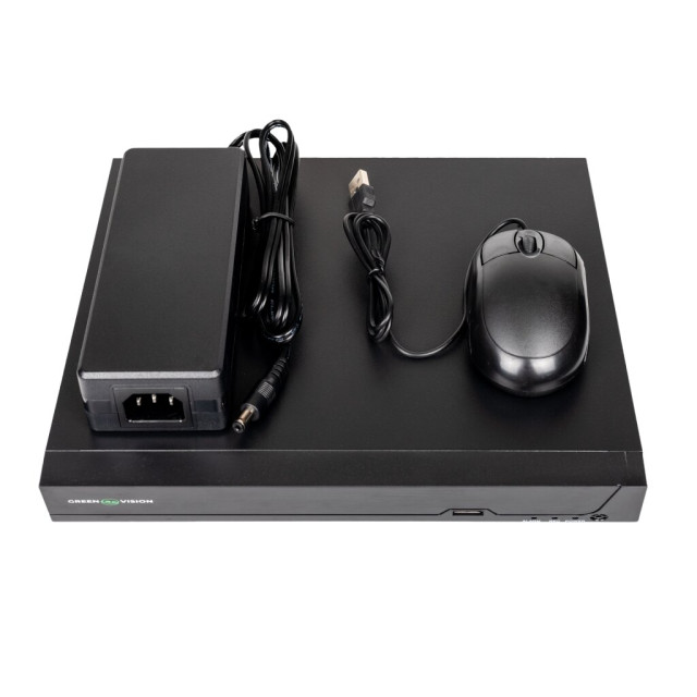 IP відеореєстратор 10-канальний 8MP NVR GreenVision GV-N-S024/08 (8POE) (Lite) IP відеореєстратор 10-канальний 8MP NVR GreenVision GV-N-S024/08 (8POE) (Lite)