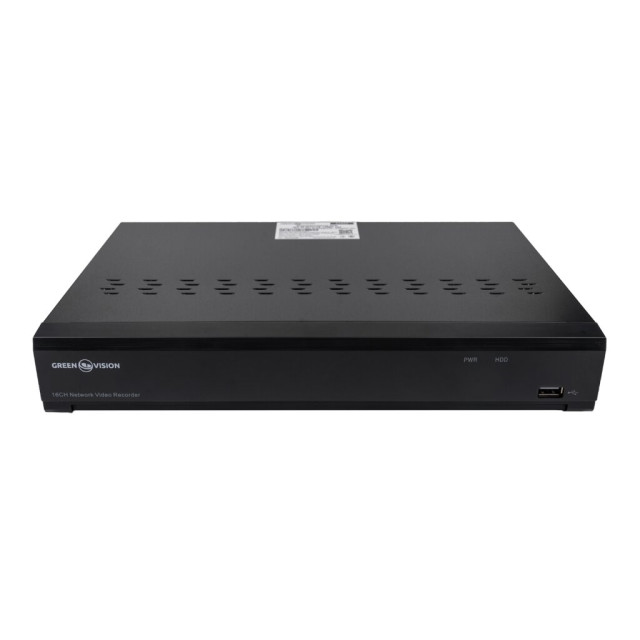 IP відеореєстратор 16-канальний 12MP NVR GreenVision GV-N-I017/16 (A) IP відеореєстратор 16-канальний 12MP NVR GreenVision GV-N-I017/16 (A)