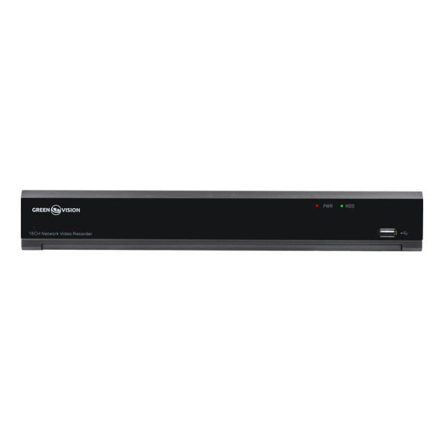 IP відеореєстратор 16-канальний 12MP NVR GreenVision GV-N-I017/16 (A) IP відеореєстратор 16-канальний 12MP NVR GreenVision GV-N-I017/16 (A)
