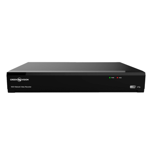 IP видеорегистратор 16-канальный 12MP NVR GreenVision GV-N-I017/16 IP видеорегистратор 16-канальный 12MP NVR GreenVision GV-N-I017/16