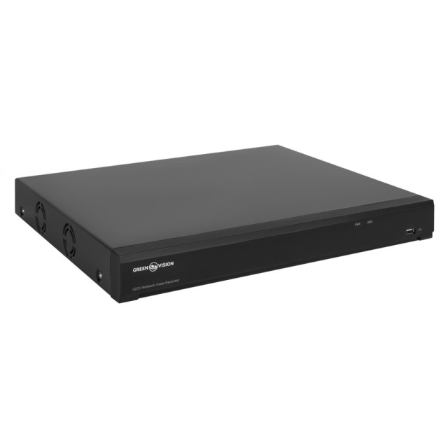 IP видеорегистратор 32-канальный 12MP NVR GreenVision GV-N-I018/32 IP видеорегистратор 32-канальный 12MP NVR GreenVision GV-N-I018/32