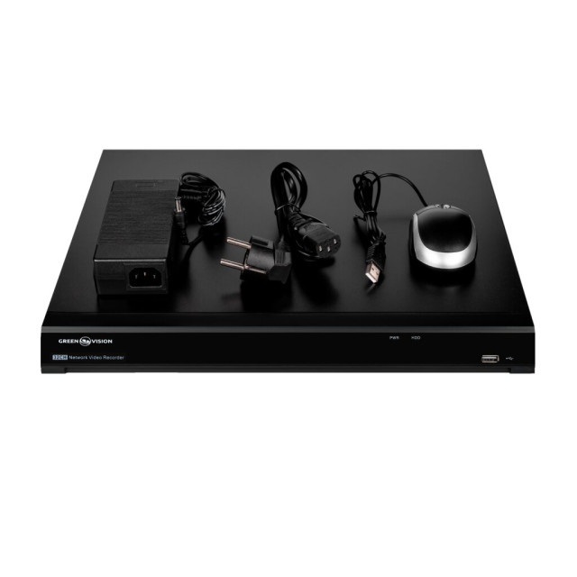 IP видеорегистратор 32-канальный 12MP NVR GreenVision GV-N-I019/32 12MP