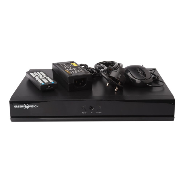IP відеореєстратор 32-канальний 5MP NVR GreenVision GV-N-S002/32 IP відеореєстратор 32-канальний 5MP NVR GreenVision GV-N-S002/32