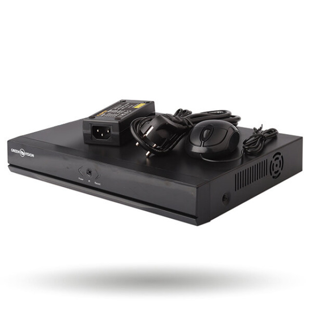 IP відеореєстратор 32-канальний 5MP NVR GreenVision GV-N-S002/32 IP відеореєстратор 32-канальний 5MP NVR GreenVision GV-N-S002/32