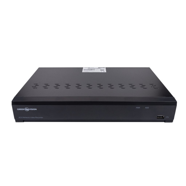 IP відеореєстратор 8-канальний 12MP NVR GreenVision GV-N-I016/08 (A) IP відеореєстратор 8-канальний 12MP NVR GreenVision GV-N-I016/08 (A)