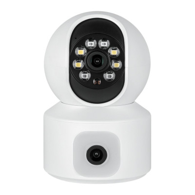 Беспроводная поворотная камера два объектива GV-186-GM-DIG40-10 PTZ 4MP (2MP + 2MP) Беспроводная поворотная камера два объектива GV-186-GM-DIG40-10 PTZ 4MP (2MP + 2MP)