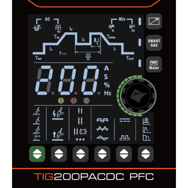 Апарат аргонодугового зварювання Jasic TIG-200P AC/DC PFC (E2S22) EVO20 Апарат аргонодугового зварювання Jasic TIG-200P AC/DC PFC (E2S22) EVO20