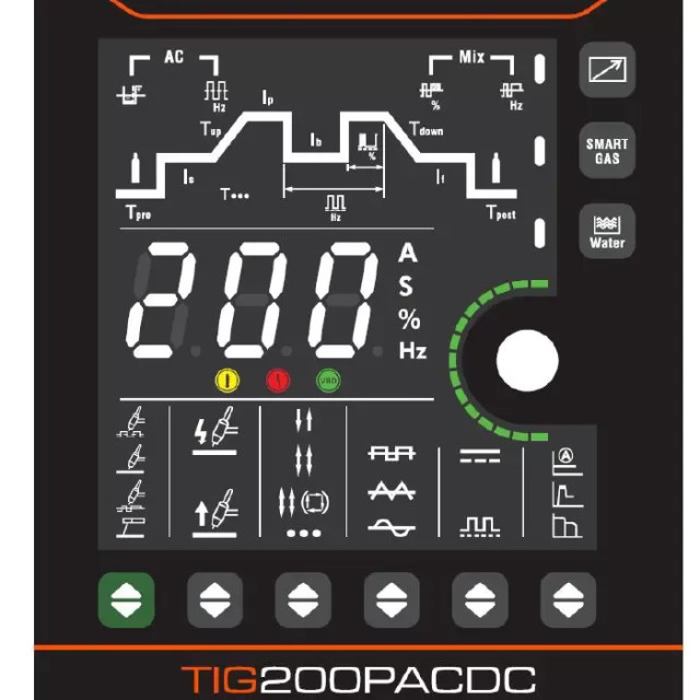 Аппарат аргонодуговой сварки Jasic TIG-200Р AC/DC (E2S12) EVO20 Аппарат аргонодуговой сварки Jasic TIG-200Р AC/DC (E2S12) EVO20