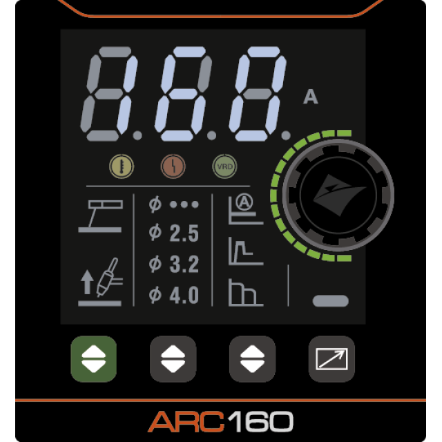 Апарат ручного зварювання Jasic ARC-160 (Z2S12) EVO20 Апарат ручного зварювання Jasic ARC-160 (Z2S12) EVO20