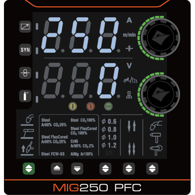 Сварочный полуавтомат Jasic MIG-250 PFC (N2SB2) EVO20 Сварочный полуавтомат Jasic MIG-250 PFC (N2SB2) EVO20