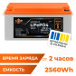 Аккумулятор LogicPower LP LiFePO4 12,8V - 200 Ah (2560Wh) (BMS 200A/100А) пластик Smart BT