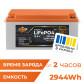 Аккумулятор LogicPower LP LiFePO4 12,8V - 230 Ah (2944Wh) (BMS 100A/100А) пластик Smart BT