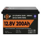 Акумулятор LogicPower LP LiFePO4 12V (12,8V) - 200 Ah (2560Wh) (Smart BMS 150А) з BT пластик