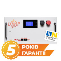 Акумулятор LogicPower LP LiFePO4 51,2V - 230 Ah (11776Wh) (BMS SP 200A/100A) RM RS485/CAN LCD WH Акумулятор LogicPower LP LiFePO4 51,2V - 230 Ah (11776Wh) (BMS SP 200A/100A) RM RS485/CAN LCD WH