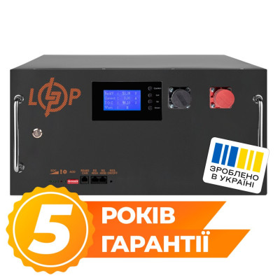 Аккумулятор LogicPower LP LiFePO4 51,2V - 280 Ah (14336Wh) (BMS SP 200A/100А) RM RS485/CAN LCD BL Аккумулятор LogicPower LP LiFePO4 51,2V - 280 Ah (14336Wh) (BMS SP 200A/100А) RM RS485/CAN LCD BL