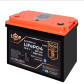 Аккумулятор LogicPower LP LiFePO4 12,8V - 100 Ah (1280Wh) (BMS 100A/50А) пластик Smart BT