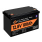 Акумулятор LogicPower LP LiFePO4 12V (12,8V) - 100 Ah (1280Wh) (Smart BMS 100А) з BT пластик Акумулятор LogicPower LP LiFePO4 12V (12,8V) - 100 Ah (1280Wh) (Smart BMS 100А) з BT пластик