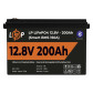 Акумулятор LogicPower LP LiFePO4 12V (12,8V) - 200 Ah (2560Wh) (Smart BMS 150А) з BT пластик Акумулятор LogicPower LP LiFePO4 12V (12,8V) - 200 Ah (2560Wh) (Smart BMS 150А) з BT пластик