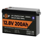 Акумулятор LogicPower LP LiFePO4 12V (12,8V) - 200 Ah (2560Wh) (Smart BMS 150А) з BT пластик Акумулятор LogicPower LP LiFePO4 12V (12,8V) - 200 Ah (2560Wh) (Smart BMS 150А) з BT пластик