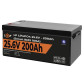 Аккумулятор LogicPower LP LiFePO4 24V (25,6V) - 200 Ah (5120Wh) (Smart BMS 100А) с BT пластик