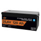 Аккумулятор LogicPower LP LiFePO4 25,6V - 120 Ah (3072Wh) (Smart BMS 100А) с BT пластик для ИБП Аккумулятор LogicPower LP LiFePO4 25,6V - 120 Ah (3072Wh) (Smart BMS 100А) с BT пластик для ИБП