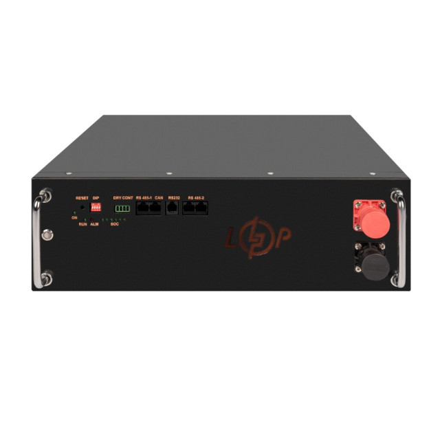 Акумулятор LogicPower LP LiFePO4 25,6V - 200 Ah (5120Wh) (BMS JK 150A/100А) RM RS485/CAN BL Акумулятор LogicPower LP LiFePO4 25,6V - 200 Ah (5120Wh) (BMS JK 150A/100А) RM RS485/CAN BL