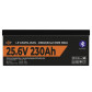 Аккумулятор LogicPower LP LiFePO4 25,6V - 230 Ah (5888Wh) (Smart BMS 150А) с BT пластик Аккумулятор LogicPower LP LiFePO4 25,6V - 230 Ah (5888Wh) (Smart BMS 150А) с BT пластик