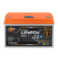 Аккумулятор LogicPower LP LiFePO4 25,6V - 32 Ah (820Wh) (BMS 40А/32A) пластик LCD Smart BT