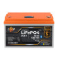 Аккумулятор LogicPower LP LiFePO4 25,6V - 50 Ah (1280Wh) (BMS 80A/50А) пластик LCD Smart BT Аккумулятор LogicPower LP LiFePO4 25,6V - 50 Ah (1280Wh) (BMS 80A/50А) пластик LCD Smart BT