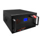 Аккумулятор LogicPower LP LiFePO4 51,2V - 100 Ah (5120Wh) (BMS 200A/100А) с LCD металл Smart RM RS485/CAN Аккумулятор LogicPower LP LiFePO4 51,2V - 100 Ah (5120Wh) (BMS 200A/100А) с LCD металл Smart RM RS485/CAN
