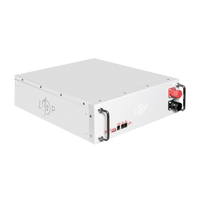 Акумулятор LogicPower LP LiFePO4 51,2V - 100 Ah (5120Wh) (BMS SP 100A/50А) RM RS485/CAN LCD WH