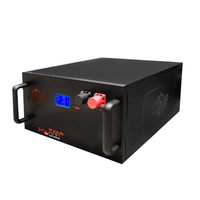 Аккумулятор LogicPower LP LiFePO4 51,2V - 160 Ah (8192Wh) (BMS 200A/100А) LCD металл RM Smart RS485/CAN Аккумулятор LogicPower LP LiFePO4 51,2V - 160 Ah (8192Wh) (BMS 200A/100А) LCD металл RM Smart RS485/CAN
