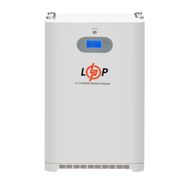 Акумулятор LogicPower LP LiFePO4 51,2V - 280 Ah (14336 Wh) (Smart BMS 200A) с LCD AB RS485/CAN Акумулятор LogicPower LP LiFePO4 51,2V - 280 Ah (14336 Wh) (Smart BMS 200A) с LCD AB RS485/CAN