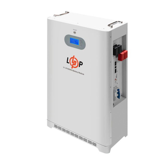 Акумулятор LogicPower LP LiFePO4 51,2V - 280 Ah (14336 Wh) (Smart BMS 200A) с LCD AB RS485/CAN Акумулятор LogicPower LP LiFePO4 51,2V - 280 Ah (14336 Wh) (Smart BMS 200A) с LCD AB RS485/CAN
