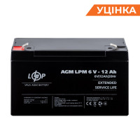 Розпродаж (4159) Акумулятор AGM LogicPower LPM 6V - 12 Ah (02-2024) Розпродаж (4159) Акумулятор AGM LogicPower LPM 6V - 12 Ah (02-2024)