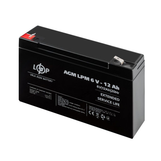 Розпродаж (4159) Акумулятор AGM LogicPower LPM 6V - 12 Ah (02-2024) Розпродаж (4159) Акумулятор AGM LogicPower LPM 6V - 12 Ah (02-2024)