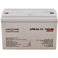 Акумулятор гелевий Logicpower LPM-GL 12 - 120 AH Акумулятор гелевий Logicpower LPM-GL 12 - 120 AH